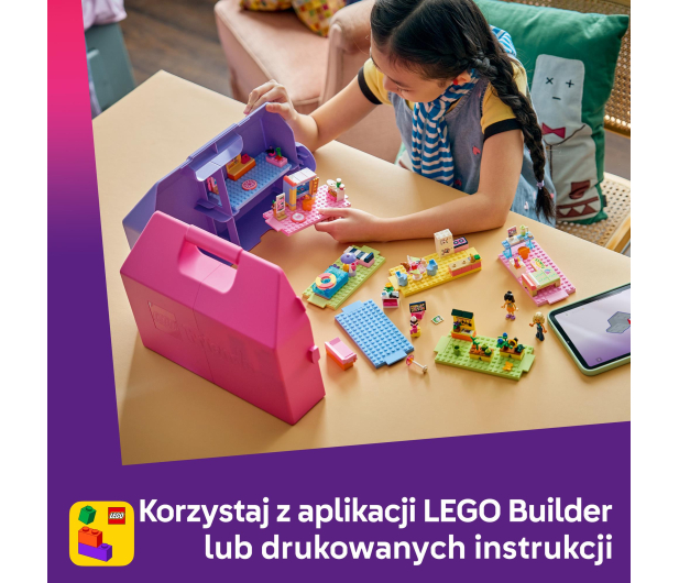 LEGO FRIENDS 42697 Kreatywna walizka z domkiem dla lalek - 1529777 - zdjęcie 8